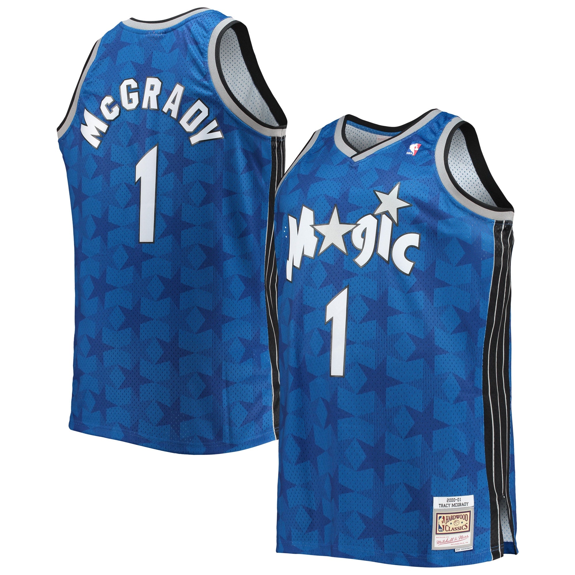 Tracy McGrady Orlando Magic M & N Big & Tall 2000/01 Hardwood Classics Swingman Jersey - Blue Basketball TJS1050