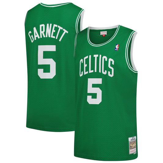 Kevin Garnett Boston Celtics M & N 2007/08 Hardwood Classics Swingman Jersey - Kelly Green Basketball TJS1039