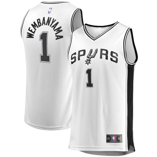 Victor Wembanyama San Antonio Spurs Fast Break Player Jersey - Association Edition - White Basketball TJS0991