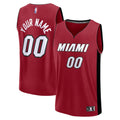 Miami Heat Fast Break Custom Jersey - Icon Edition - Red Basketball TJS0944