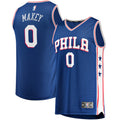 Tyrese Maxey Philadelphia 76ers Fast Replica Jersey Royal - Icon Edition Basketball TJS1020
