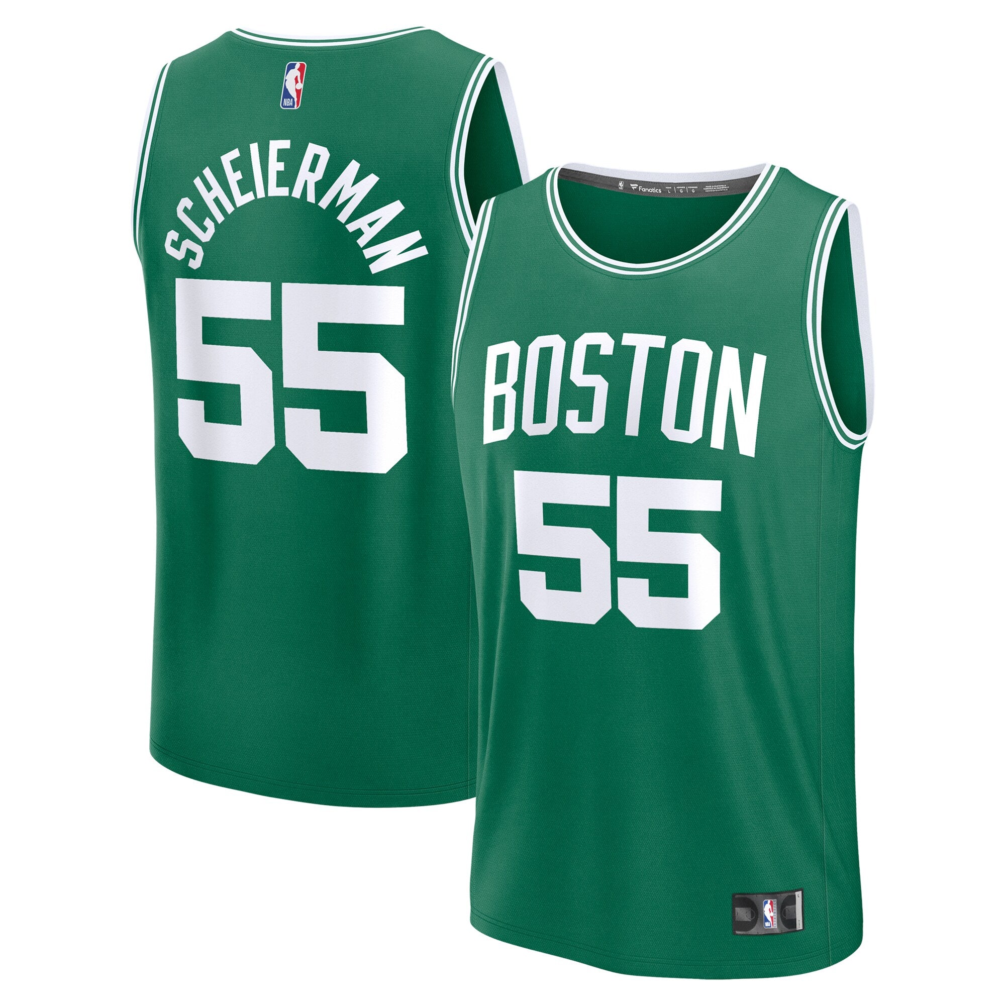 Baylor Scheierman Boston Celtics 2024 Draft Fast Break Player Jersey - Icon Edition - Kelly Green Basketball TJS0923