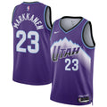Lauri Markkanen Utah Jazz Unisex Swingman Jersey - Icon Edition - Purple Basketball TJS0879