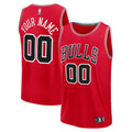 Chicago Bulls Fast Break Custom Jersey - Icon Edition - Red Basketball TJS1053