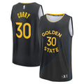 Stephen Curry Golden State Warriors Fast Break Replica Player Jersey - Statement Edition - Black Basketball TJS0977