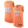 Donovan Mitchell Cleveland Cavaliers Unisex 2025/26 Jersey - City Edition - Orange Basketball TJS0869