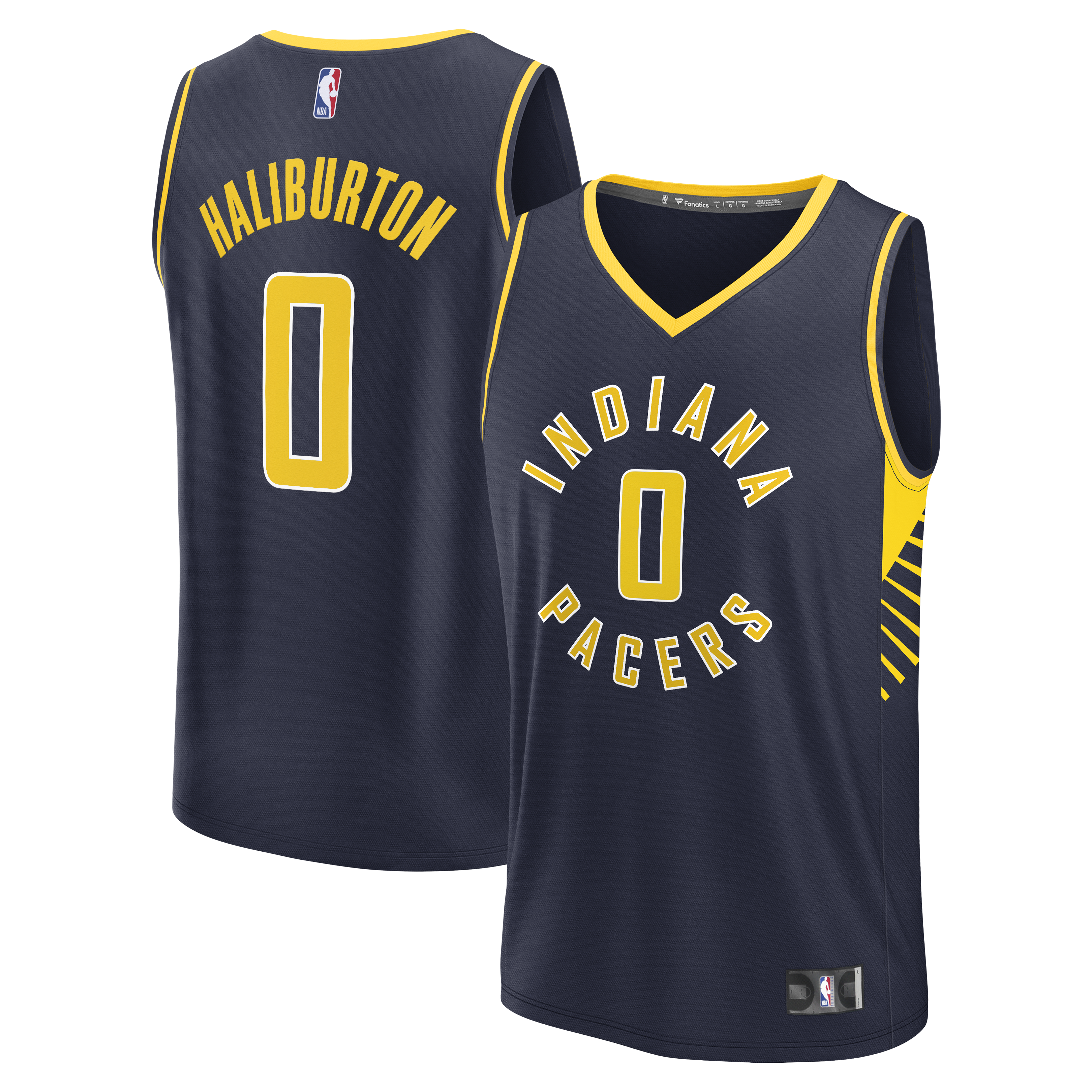 Tyrese Haliburton Indiana Pacers Fast Break Replica Jersey - Navy - Icon Edition Basketball TJS0878