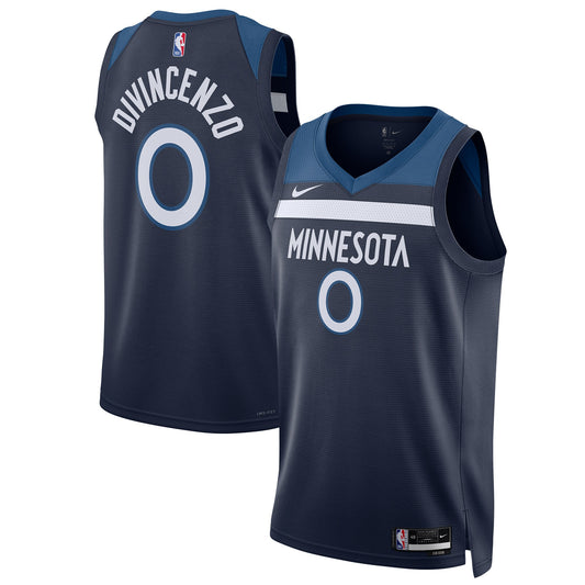 Donte DiVincenzo Minnesota Timberwolves Unisex Swingman Player Jersey - Icon Edition - Navy Basketball TJS0915