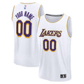 Los Angeles Lakers Fast Break Custom Replica Jersey - Association Edition - White Basketball TJS0995