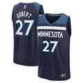 Rudy Gobert Minnesota Timberwolves Fast Break Replica Player Jersey - Icon Edition - Navy Basketball TJS0962