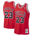 Michael Jordan Chicago Bulls M & N 1997/98 Hardwood Classics Jersey - Scarlet Basketball TJS0868