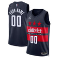 Washington Wizards Jordan Brand Unisex 2024/25 Custom Swingman Jersey - Statement Edition - Navy Basketball TJS0624