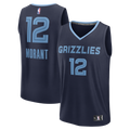 Ja Morant Memphis Grizzlies Fast Break Replica Player Jersey - Icon Edition - Navy Basketball TJS0605