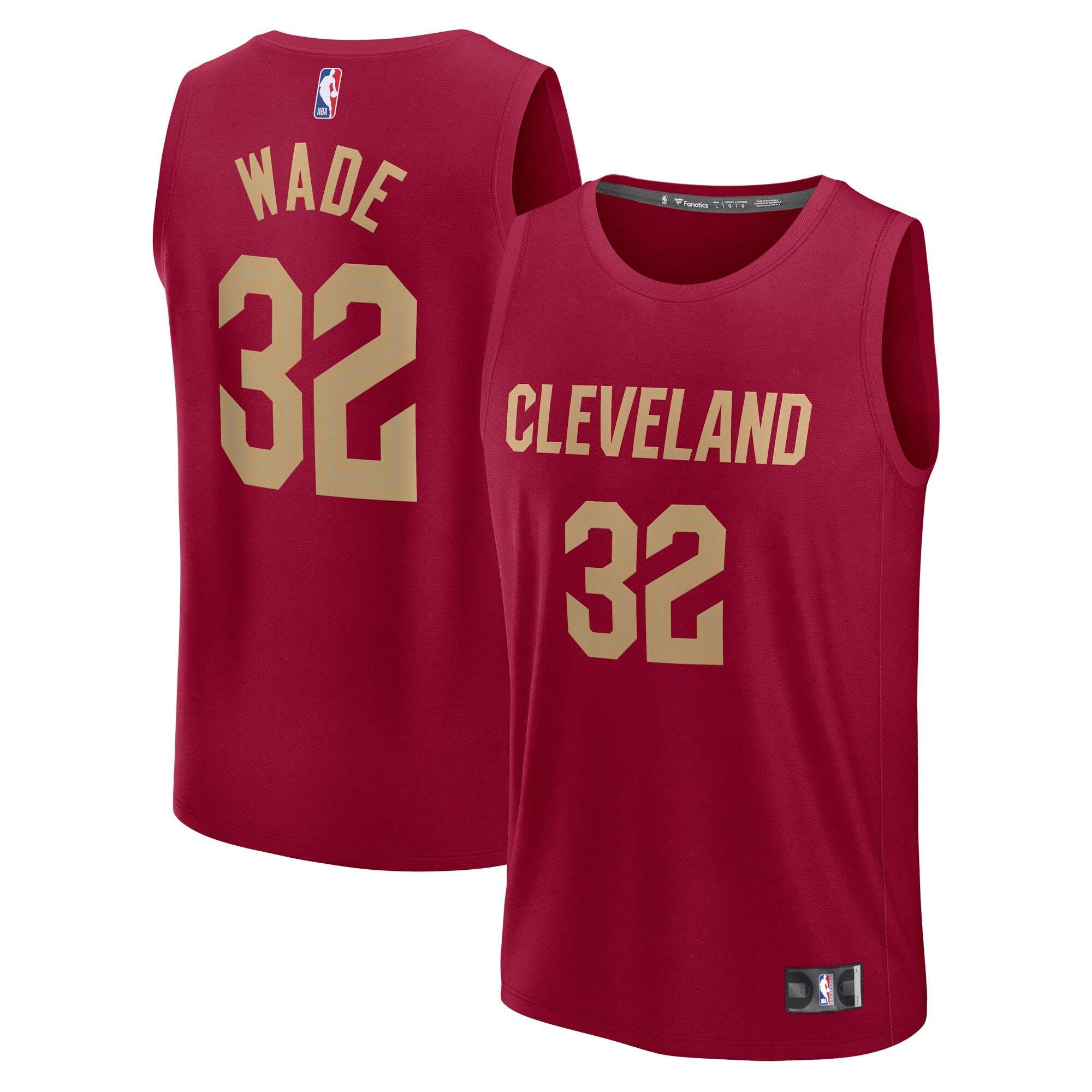 Dean Wade Cleveland Cavaliers Fast Break Player Jersey - Icon Edition - Wine Basketball TJS0658