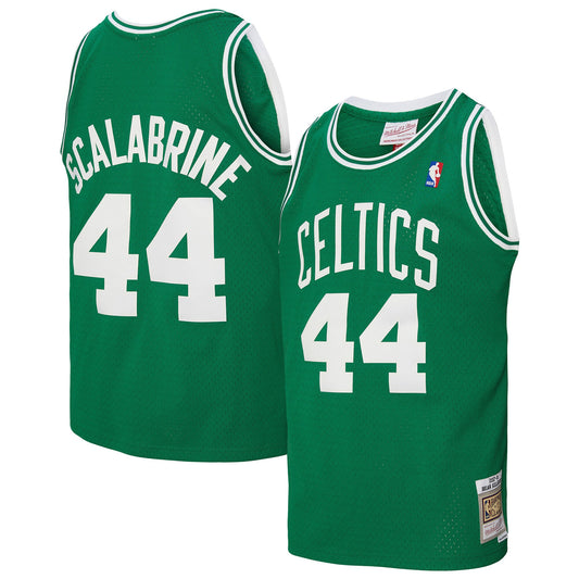 Brian Scalabrine Boston Celtics M & N 2007/08 Hardwood Classics Swingman Jersey - Kelly Green Basketball TJS0596