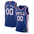 Philadelphia 76ers Unisex 2022/23 Swingman Custom Jersey Royal - Icon Edition Basketball TJS0577