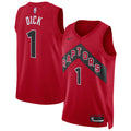 Gradey Dick Toronto Raptors Unisex Swingman Player Jersey - Icon Edition - Red Basketball TJS0794
