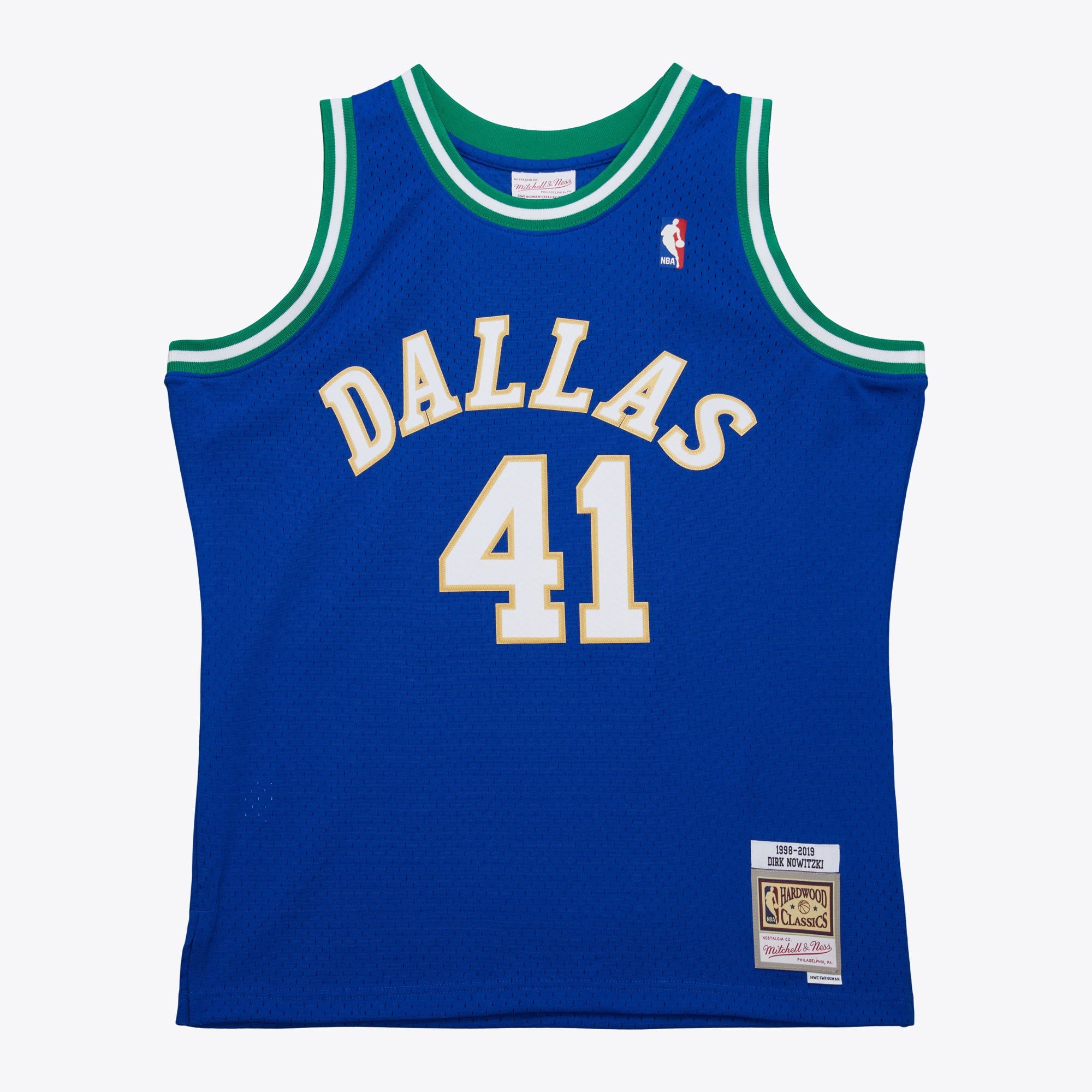 Dirk Nowitzki Dallas Mavericks 1998 Swingman Jersey - Royal Basketball TJS0828