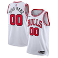 Chicago Bulls Unisex Swingman Custom Jersey White - Association Edition Basketball TJS0761