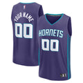Charlotte Hornets Fast Break Custom Jersey - Icon Edition - Purple Basketball TJS0735