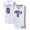 Tyrese Maxey Philadelphia 76ers Fast Break Replica Player Jersey - Association Edition - White Basketball TJS0862
