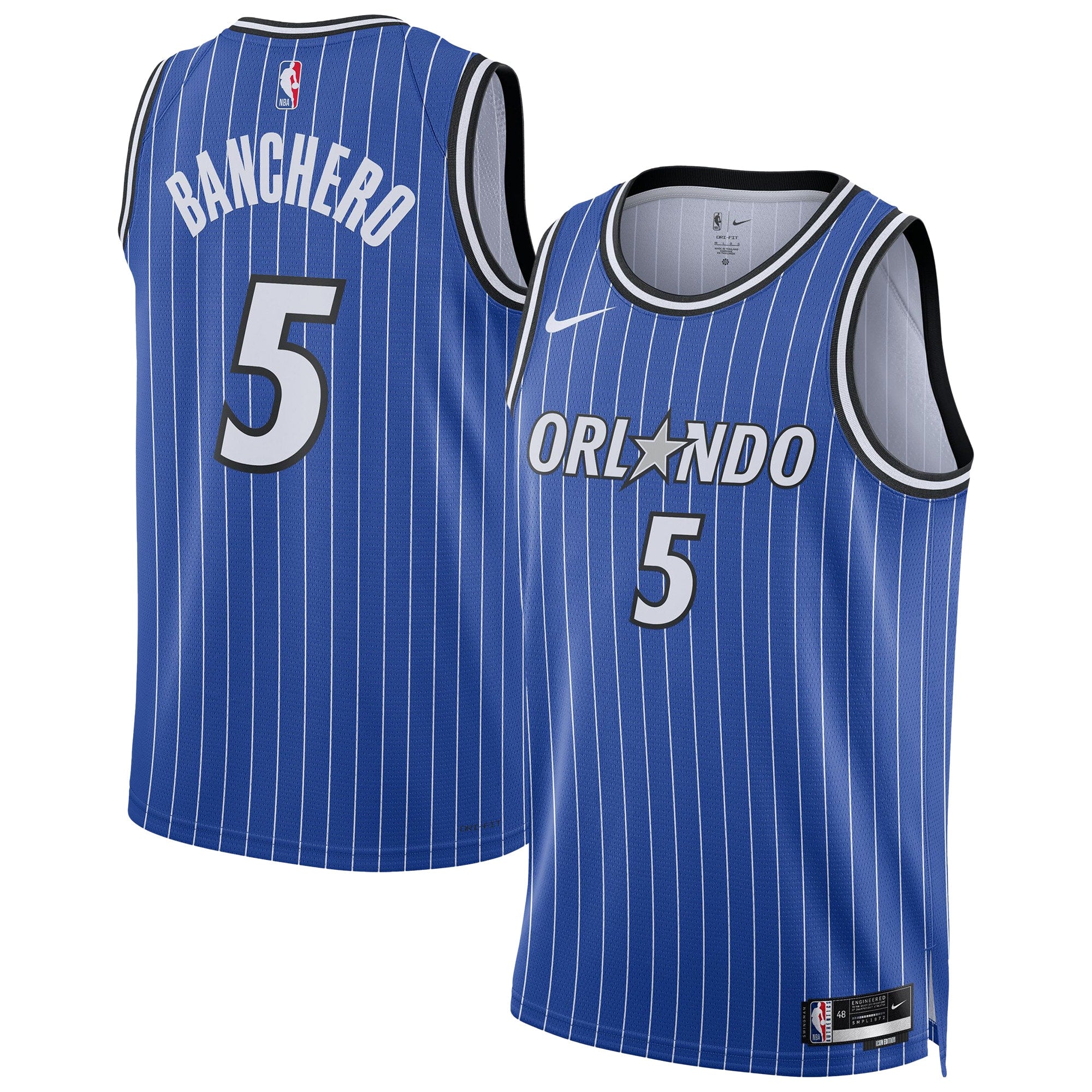 Paolo Banchero Orlando Magic Unisex Swingman Player Jersey - Icon Edition - Blue Basketball TJS0697