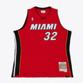 Shaquille O'Neal Miami Heat M & N 2005-06 Swingman Jersey - Red Basketball TJS0838