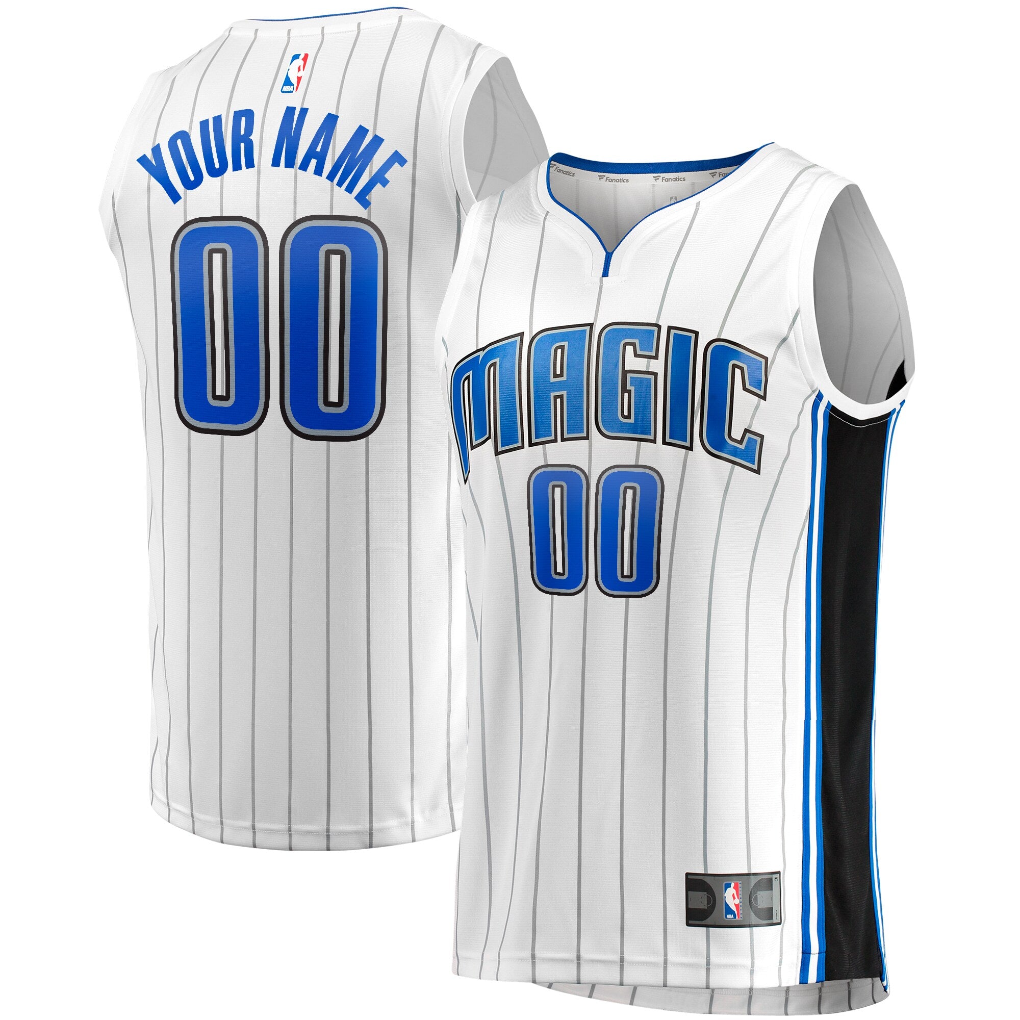 Orlando Magic Fast Break Custom Replica Jersey - Association Edition - White Basketball TJS0780