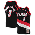Damon Stoudamire Portland Trail Blazers M & N 1999/00 Hardwood Classics Swingman Jersey - Black Basketball TJS0757