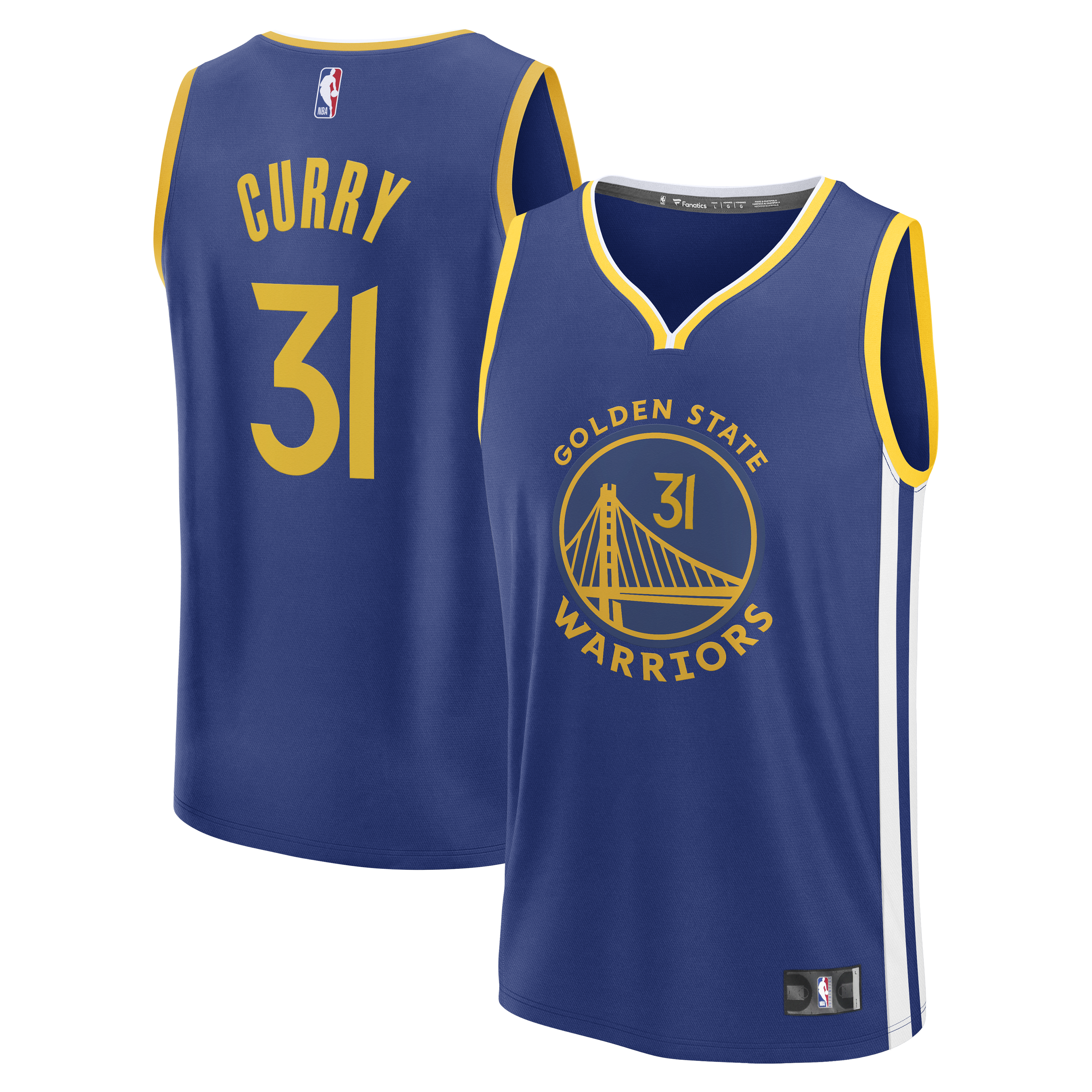 Seth Curry Golden State Warriors Fast Break Replica Jersey - Blue - Icon Edition Basketball TJS1098