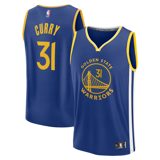 Seth Curry Golden State Warriors Fast Break Replica Jersey - Blue - Icon Edition Basketball TJS1098