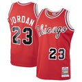 Michael Jordan Chicago Bulls M & N 1984/85 Hardwood Classics Rookie Jersey - Red Basketball TJS1049