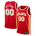 Atlanta Hawks Unisex Swingman Custom Jersey Red - Icon Edition Basketball TJS0931
