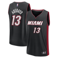 Bam Adebayo Miami Heat Fast Break Replica Jersey - Black - Icon Edition Basketball TJS0993