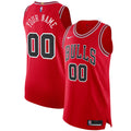 Chicago Bulls Custom Jersey Red - Icon Edition Basketball TJS0883