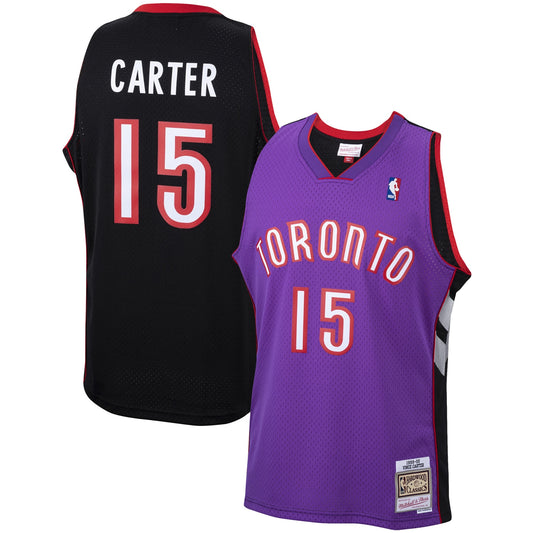 Vince Carter Toronto Raptors M & N 1999/00 Hardwood Classics Swingman Jersey - Purple Basketball TJS0919