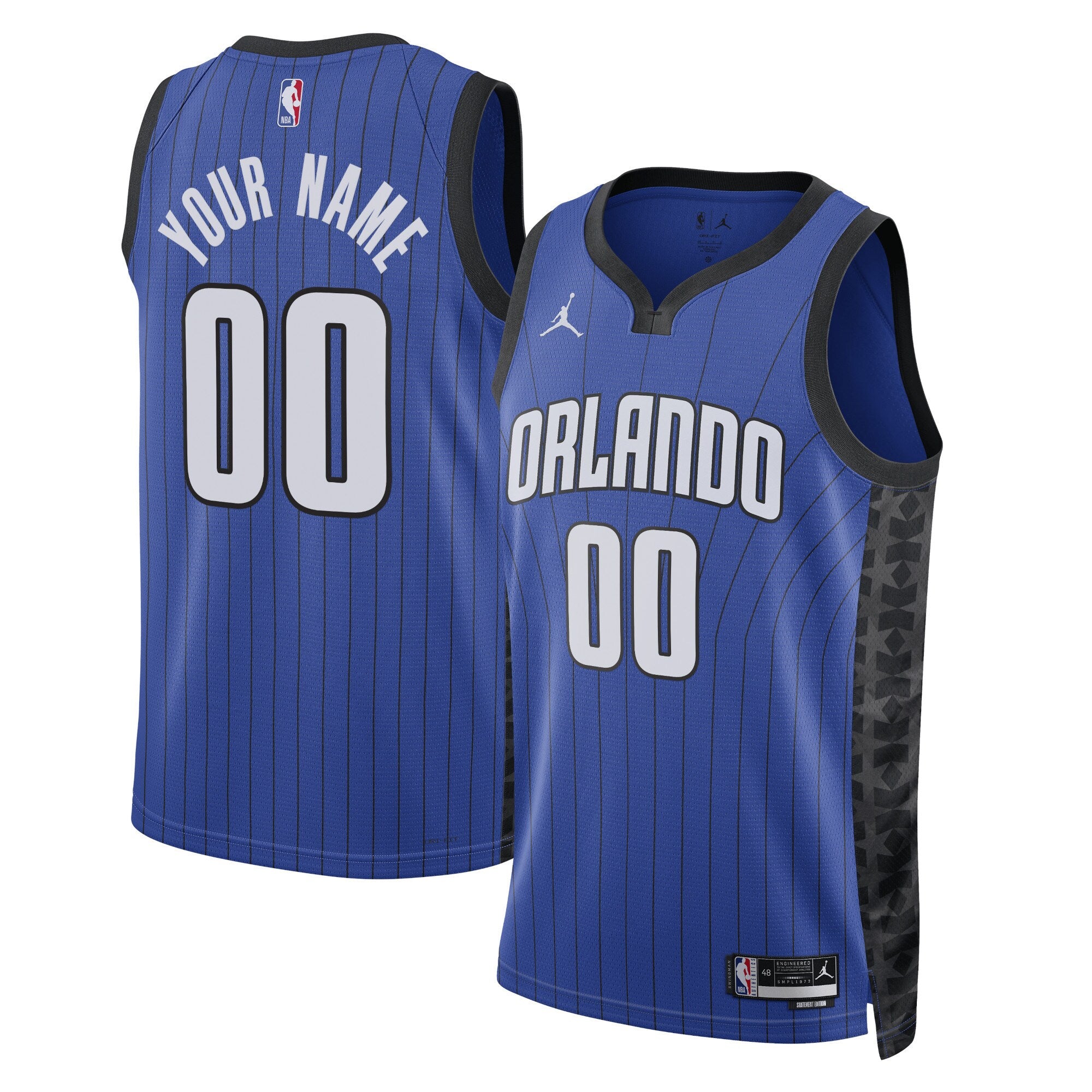 Orlando Magic Jordan Brand Unisex 2022/23 Swingman Custom Jersey - Statement Edition - Royal Basketball TJS1051