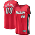 Miami Heat Fast Break Custom Jersey - Red - Statement Edition Basketball TJS1033