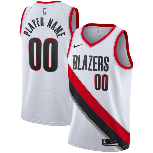 Portland Trail Blazers 2020/21 Swingman Custom Jersey - Association Edition - White Basketball TJS1101