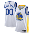 Golden State Warriors Unisex Swingman Custom Jersey White - Association Edition Basketball TJS0980