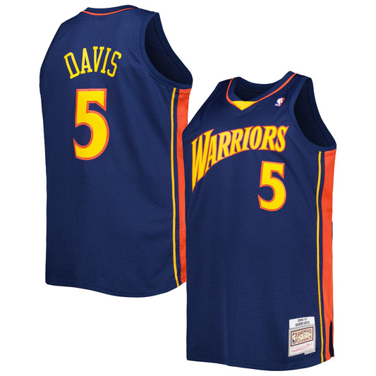 Baron Davis Golden State Warriors M & N Big & Tall Hardwood Classics 2006/07 Swingman Jersey - Navy Basketball TJS1007