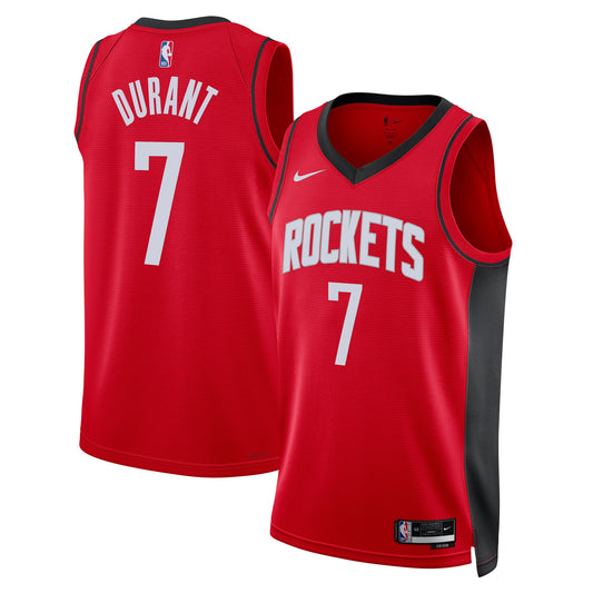 Kevin Durant Houston Rockets Unisex Swingman Player Jersey - Icon Edition - Red Basketball TJS0987