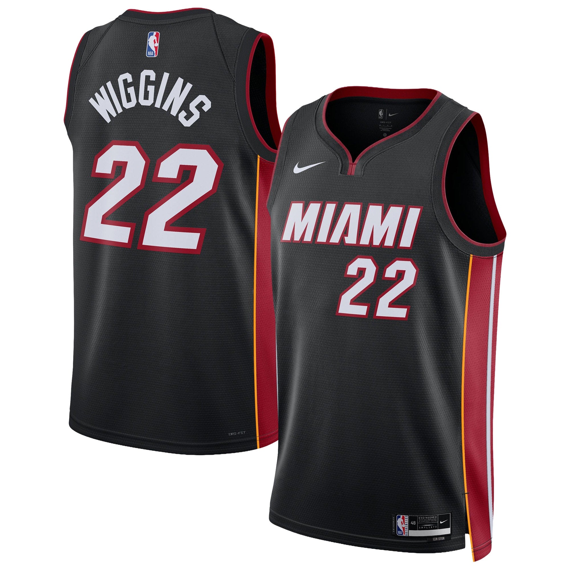 Andrew Wiggins Miami Heat Unisex Swingman Player Jersey - Icon Edition - Black Basketball TJS1034