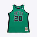 Ray Allen Boston Celtics M & N 2007-08 Hardwood Classics Jersey - Kelly Green Basketball TJS1094