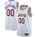 Los Angeles Lakers 2020/21 Swingman Custom Jersey - Association Edition - White Basketball TJS0929
