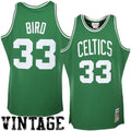 Larry Bird Boston Celtics M & N 1985/86 Hardwood Classics Jersey - Kelly Green Basketball TJS1096