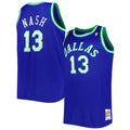 Steve Nash Dallas Mavericks M & N Big & Tall Hardwood Classics 1998/99 Swingman Jersey - Blue Basketball TJS1077