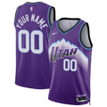 Utah Jazz Unisex Swingman Custom Jersey - Icon Edition - Purple Basketball TJS0952