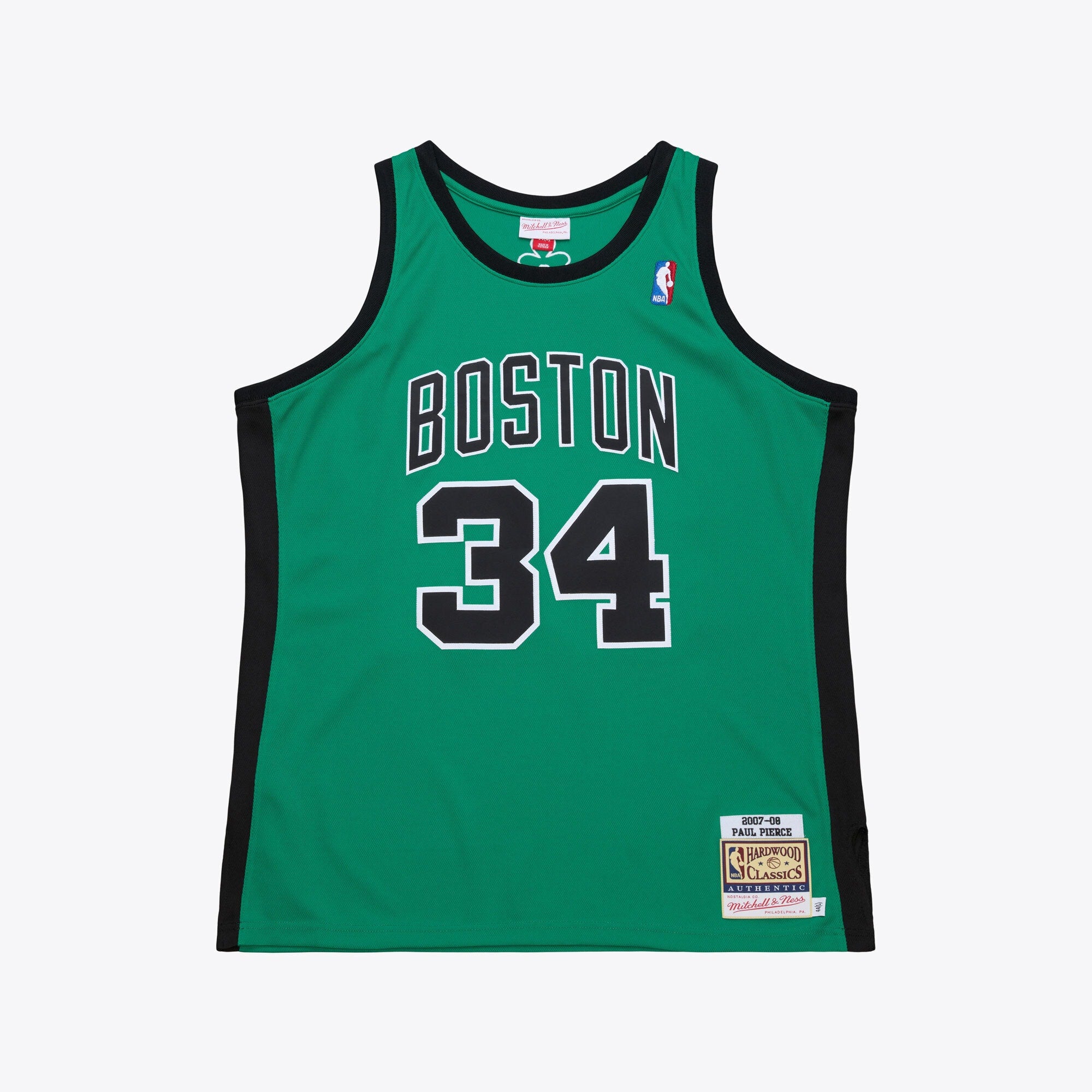 Paul Pierce Boston Celtics M & N 2007-08 Hardwood Classics Jersey - Kelly Green Basketball TJS1081