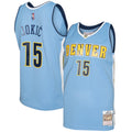 Nikola Jokic Denver Nuggets M & N 2016/17 Swingman Jersey - Light Blue Basketball TJS1032
